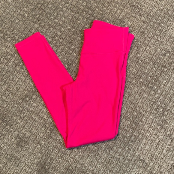 BNWOT Gap fit ribbed legging size small hot pink - Picture 1 of 5
